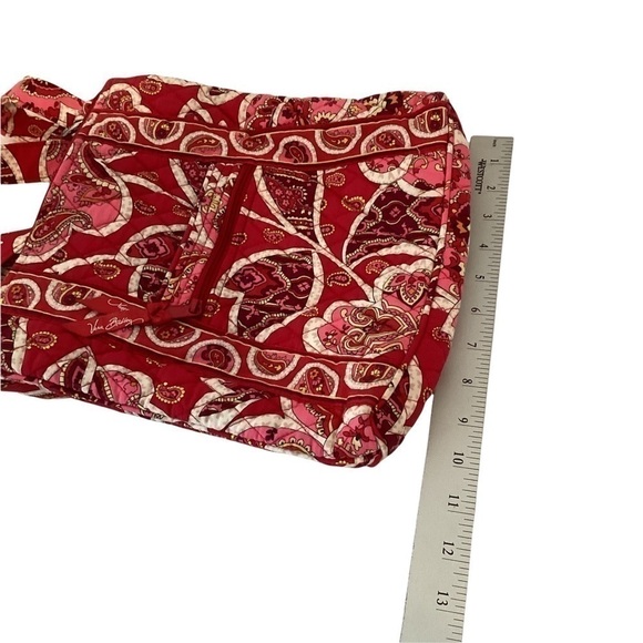 Vera Bradley Hipster Bag Red Rosy Posies Print - Picture 7 of 8